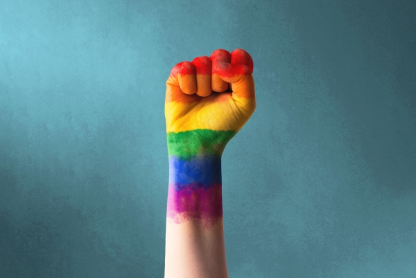 rainbow fist