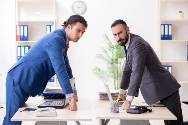 Two,Male,Colleagues,In,The,Office
